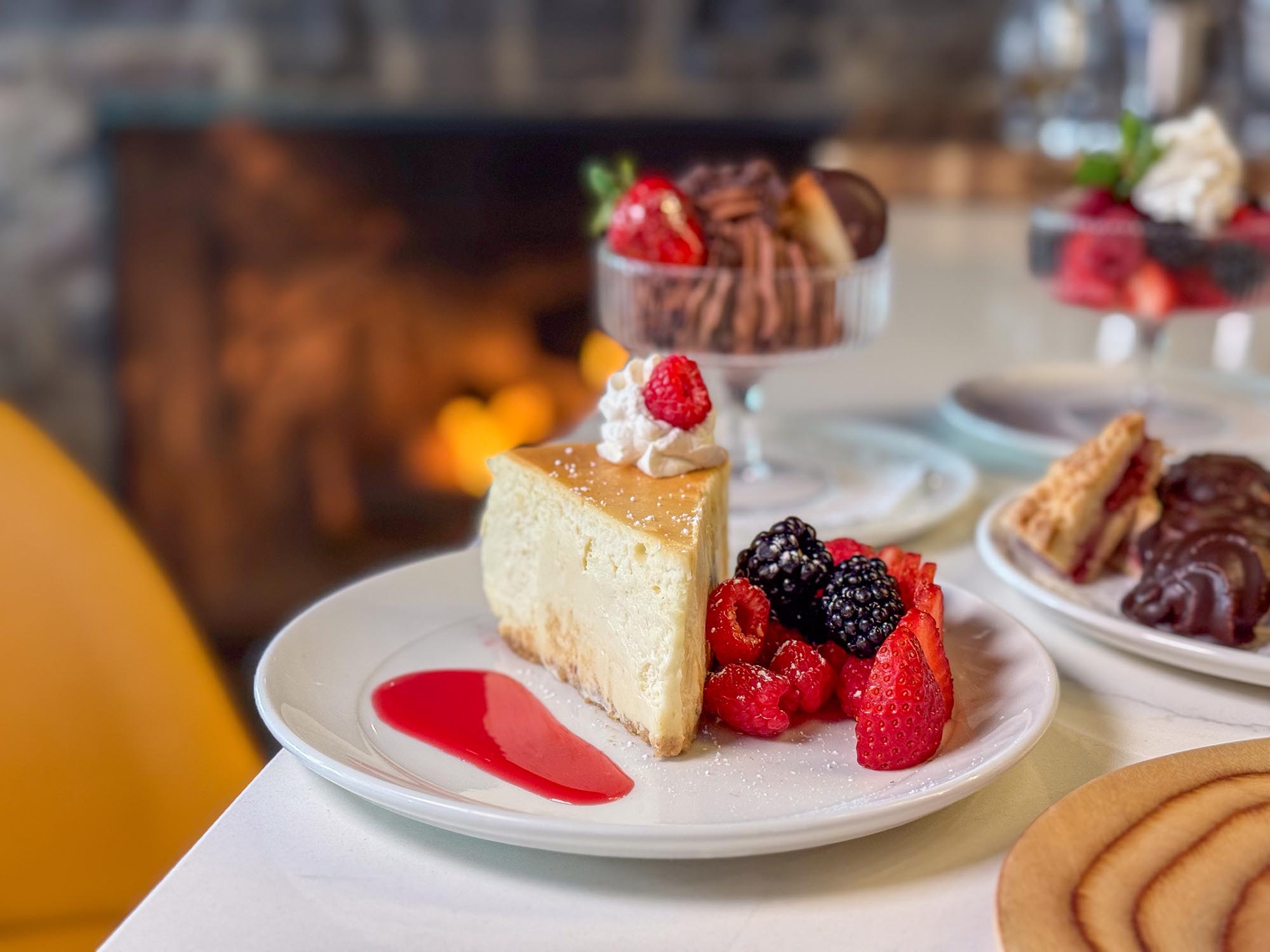 Desserts in Club Room at the Carriage House
